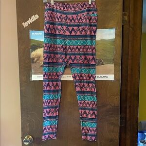 Colorful Geometric women’s lularoe Leggings